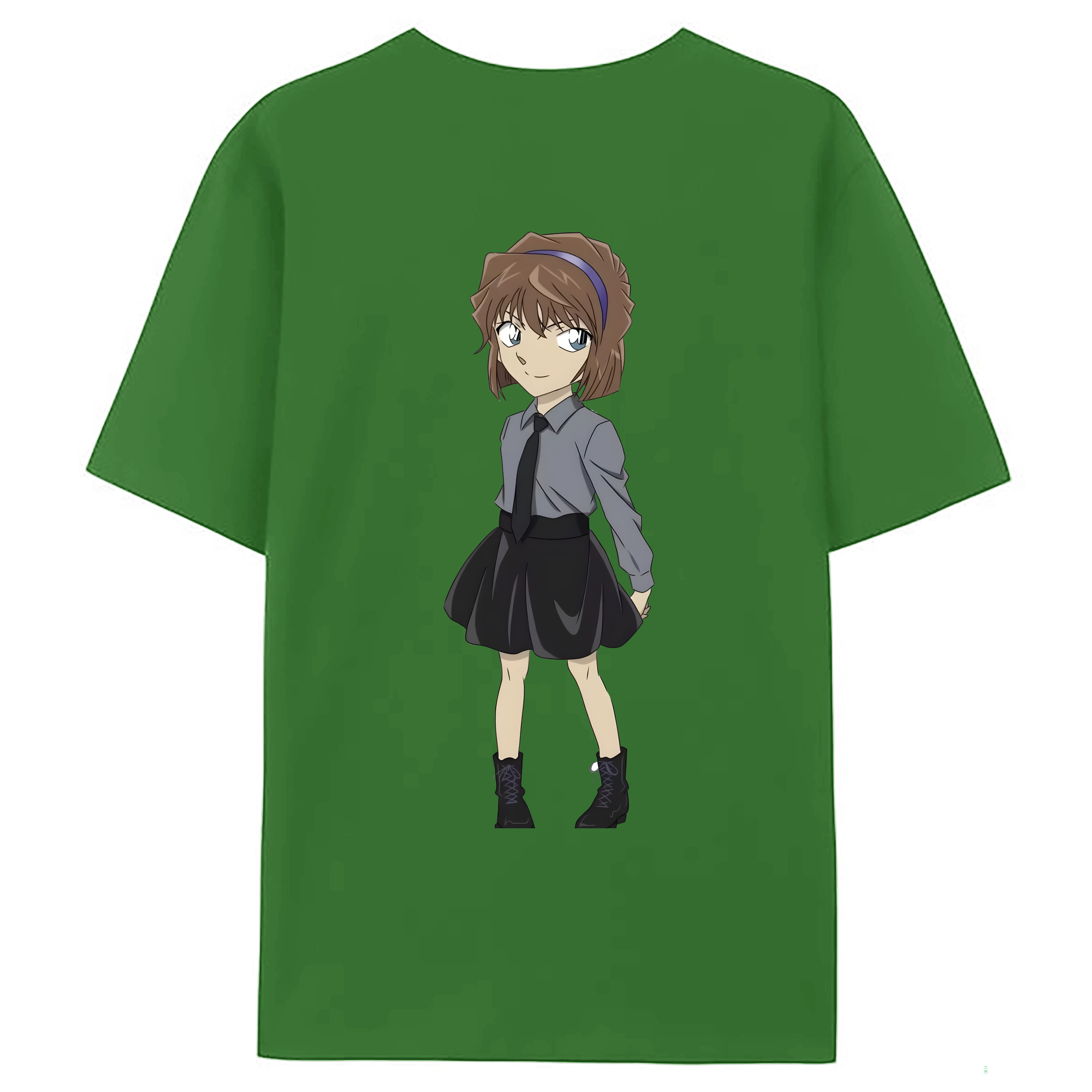 （画像用） 名探偵コナン 灰原 哀 はいばら あい Detective Conan Anita Hailey、Vi Graythorn Haibara Ai レディース半袖Tシャツ(バックプリント)
